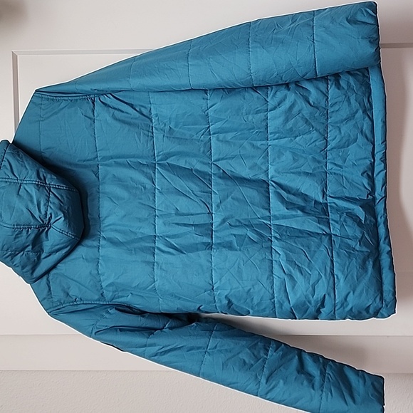 Passenger Teal Hooded Puffer Jacket sz M - Picture 2 of 7